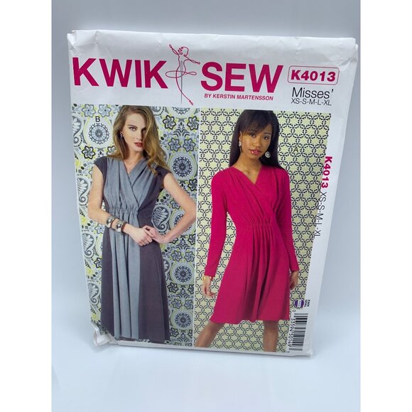 Kwik Sew Misses Dress Sewing Pattern sz XS-XL K4013 - uncut - Picture 1 of 2